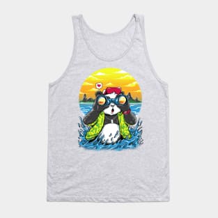 summer panda Tank Top